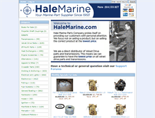 Tablet Screenshot of halemarine.com